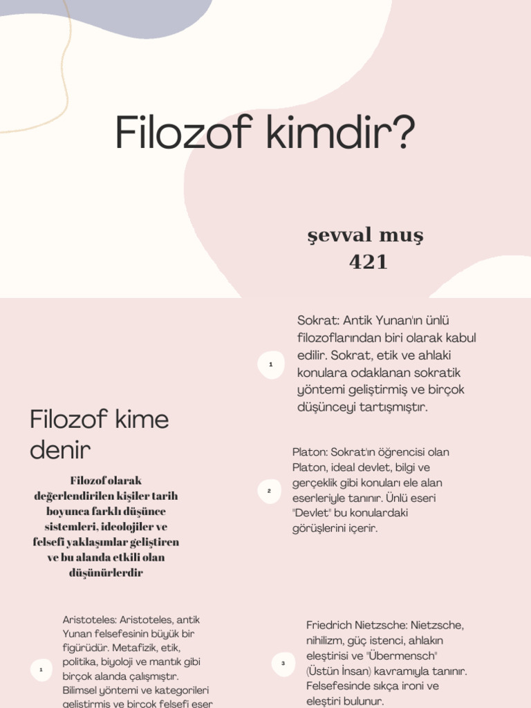 Filozof Kimdir | PDF