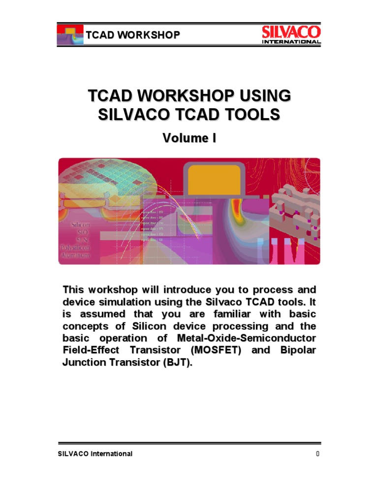 Silvaco TCAD Workshop Guide | PDF | Mosfet | Doping (Semiconductor)