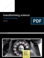 Transforming Science: Through Technology