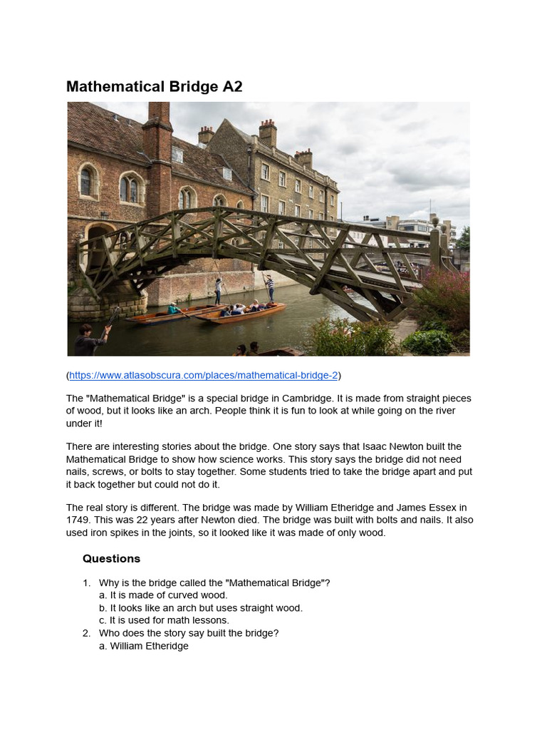 その他 The Bridge (Cambridge Reading) 330px-Reading_Bridge.jpg
