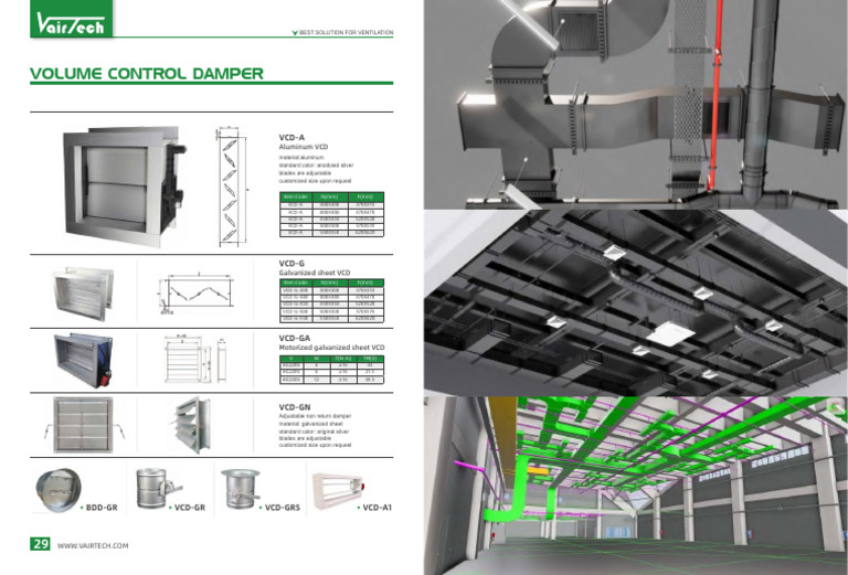 Volume Control Damper 2 | PDF