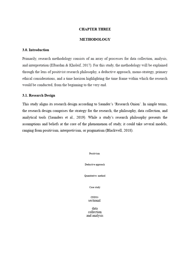 Template On Chapter 3 Edited | PDF | Methodology | Survey Methodology