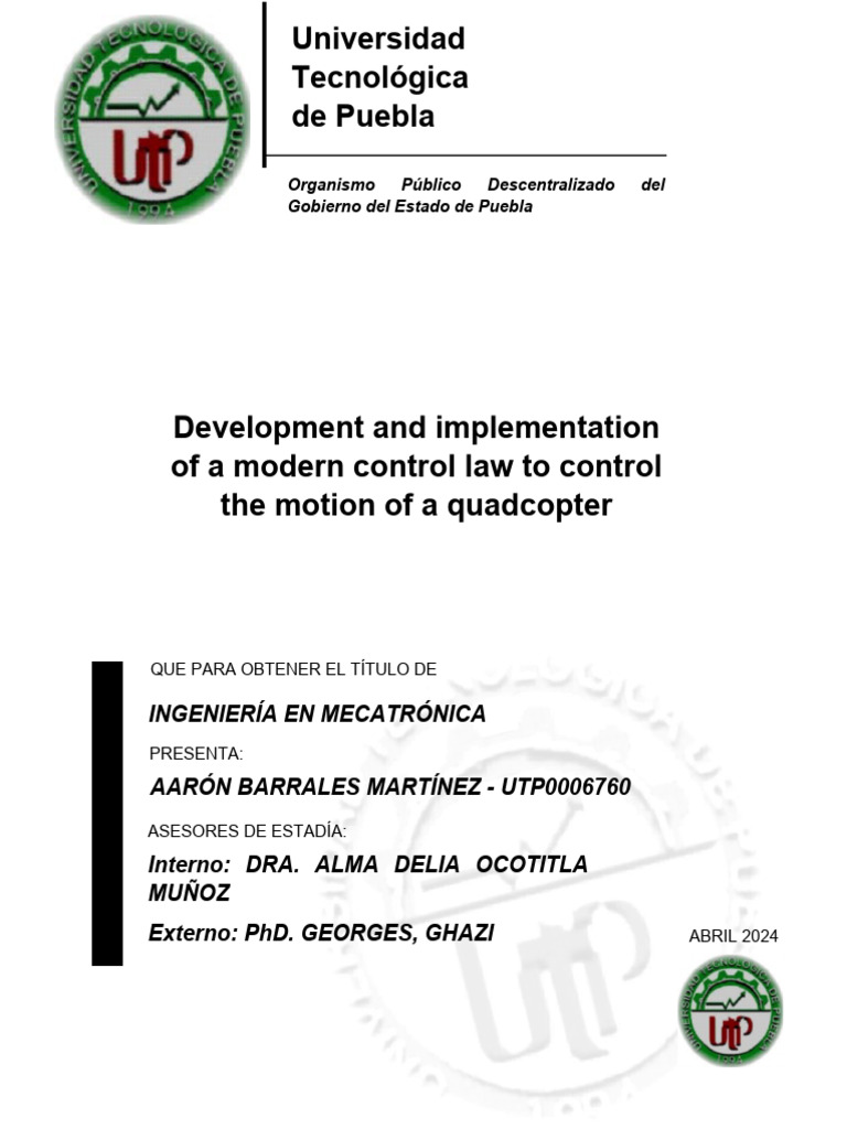 UTP0006760 - AARON BARRALES MARTINEZ - Reporte | PDF | Control Theory ...