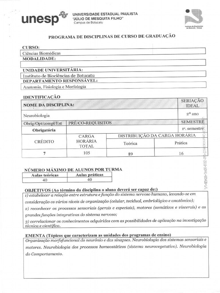 Neuro Bio | PDF