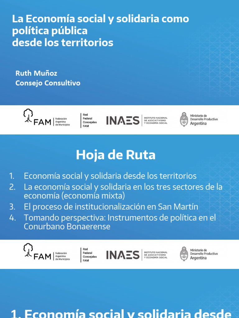Economía Social y Solidaria en Territorios | PDF | Cooperativa ...