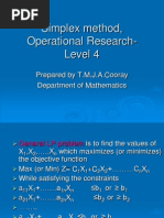 Simplex Method