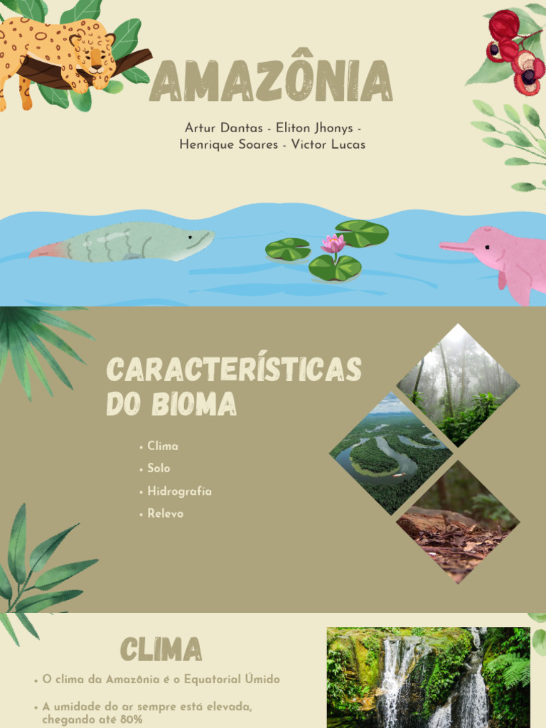 Características do Bioma Amazônico | PDF | Floresta Amazônica | Florestas