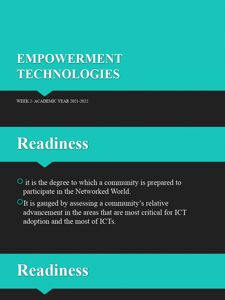 Empowerment Tehnologies - Week 2-Ay 2021-2022 | PDF | Information And ...