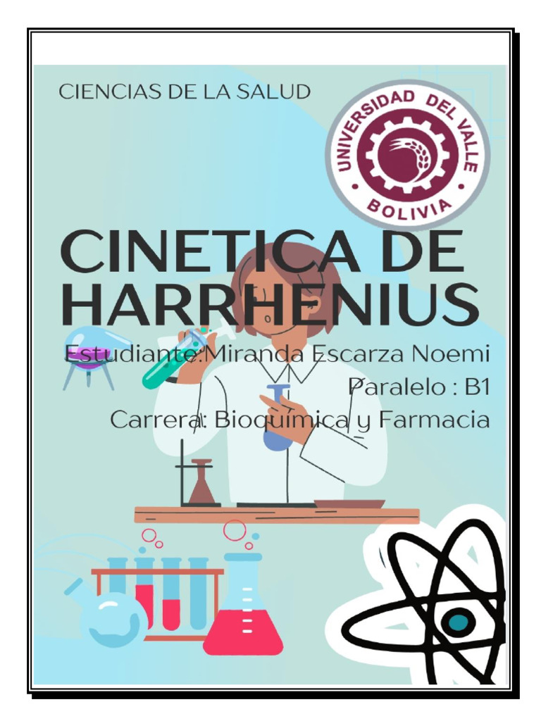 Arrehenius Química Aplicada | PDF | Cinética química | Ciencias fisicas