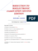 Introduction To Microelectronic Fabrication Second Edition: Richard C. Jaeger