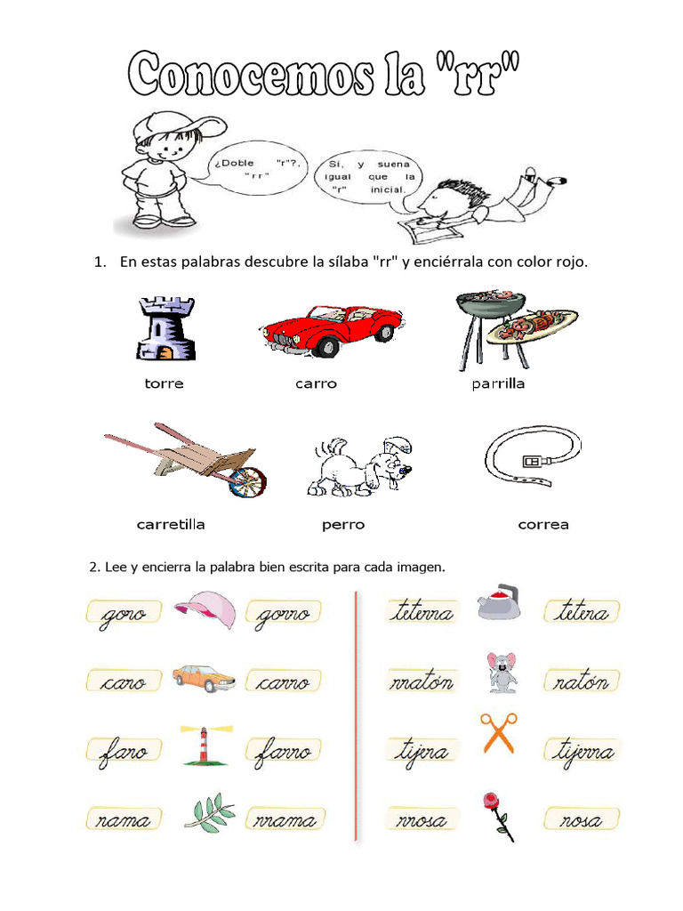 Actividades de Sílaba 