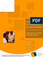 Download Technologies for Transparency and Accountability Implications for ICT Policy and Recommendations by World Bank Publications SN75642405 doc pdf