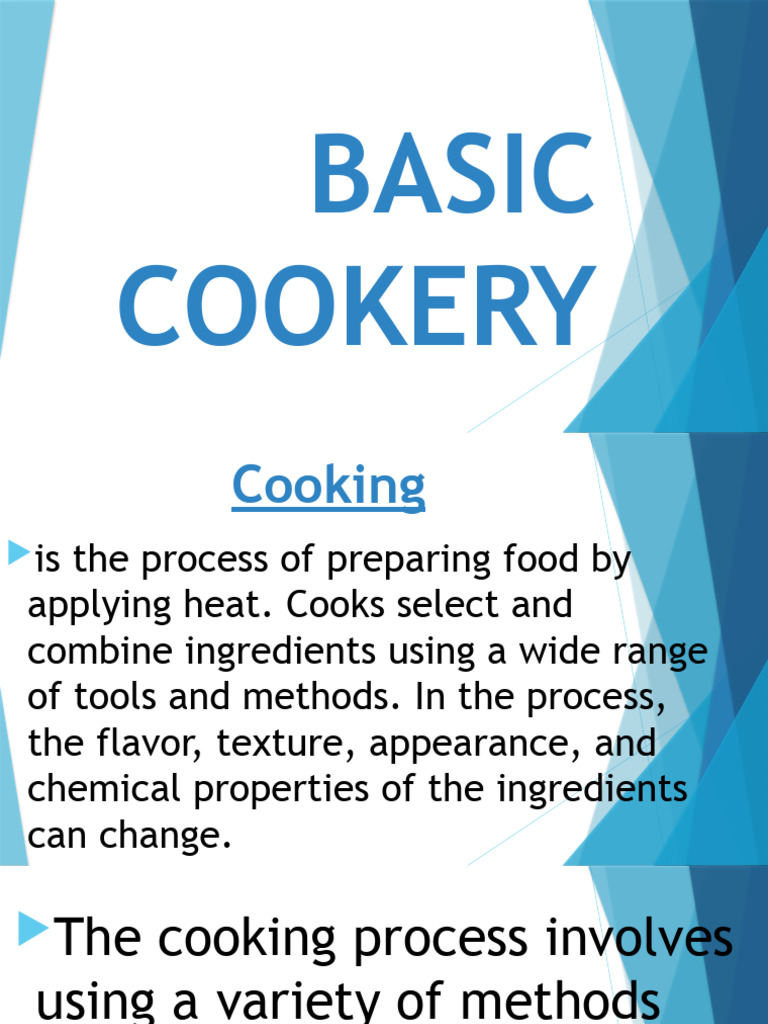 Basic Cookery 7 | PDF | Cooking | Meal