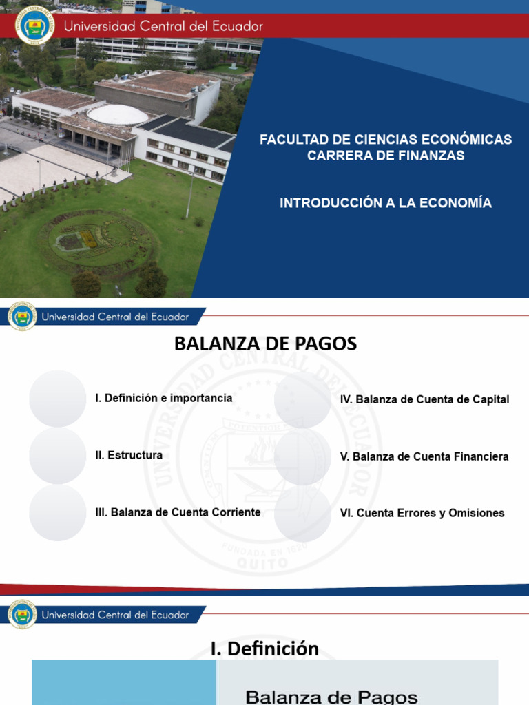 Presentación 5 - Balanza de Pagos | PDF | Balance de pagos | Ventaja ...