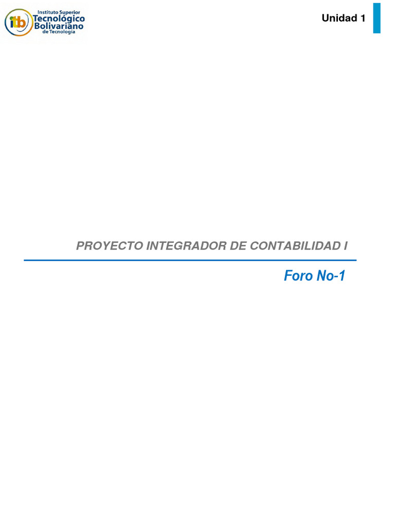 Foro # 1 | PDF