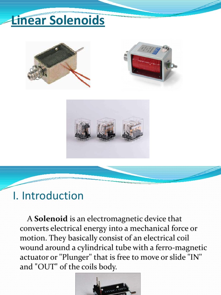 An InDepth Look at Linear Solenoids Their Characteristics, Functions