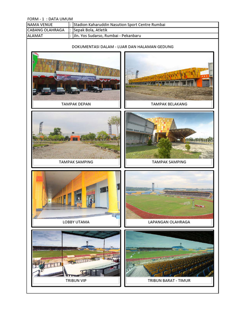 Stadion Kaharuddin Nasution Rumbai | PDF