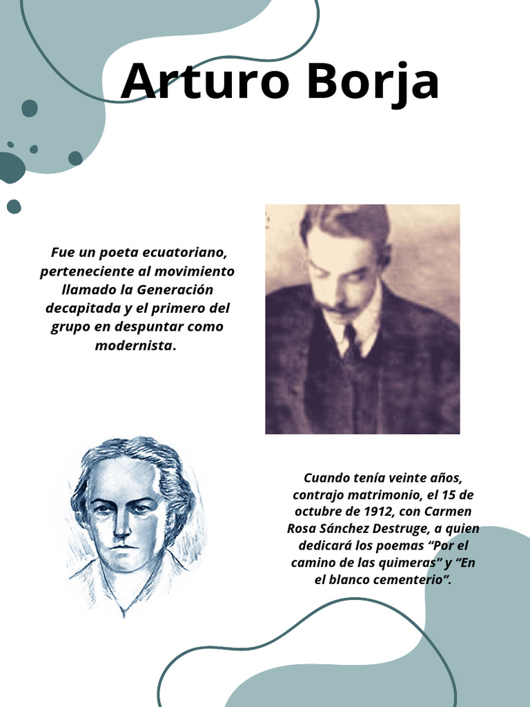 Biografía de Arturo Borja, poeta ecuatoriano | PDF | Arte | Poesía