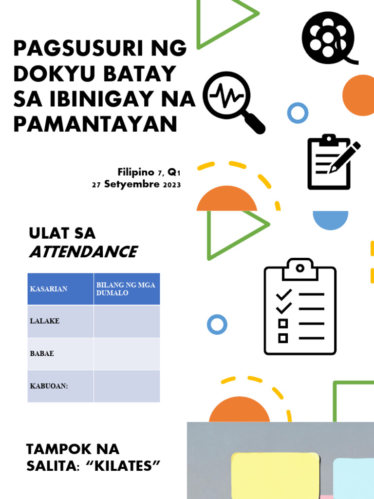 Pagsusuri NG Dokyu Batay Sa Ibinigay Na Pamantayan | PDF