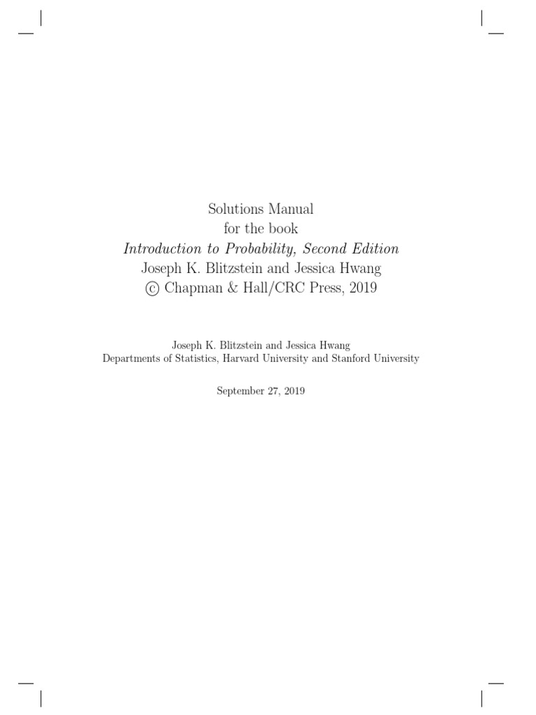 Probability Pdf Expected Value Mathematics