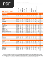 Edo Japan Nutritional Information Guide | PDF | Nutrition Facts Label | Fat