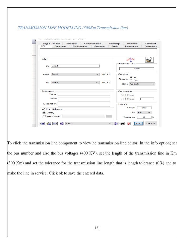 300Km Transmission Line Modelling Guide | PDF | Ac Power | Electric ...
