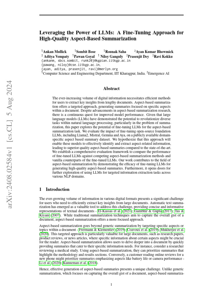 Leveraging the power of llms a fine tuning approach for high quality