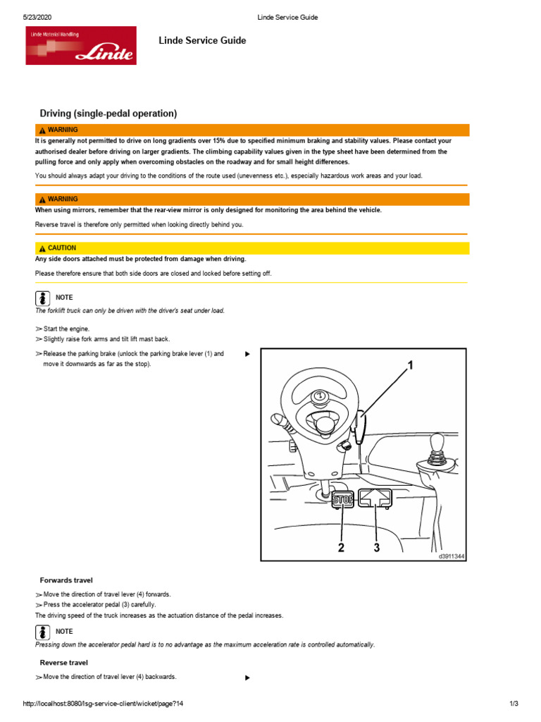 Linde Service Guide - 06 | PDF | Vehicles | Mechanical Engineering