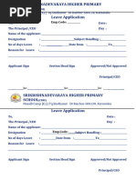 Child Care Leave Application Form | PDF