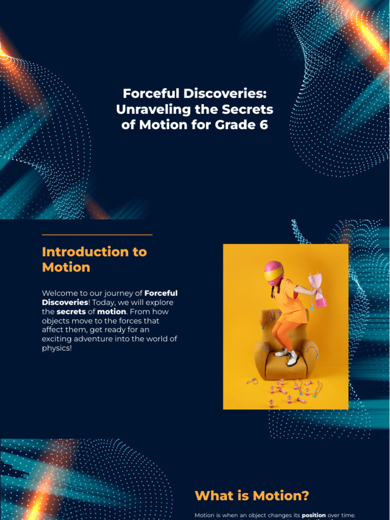 Slidesgo Forceful Discoveries Unraveling The Secrets of Motion For ...