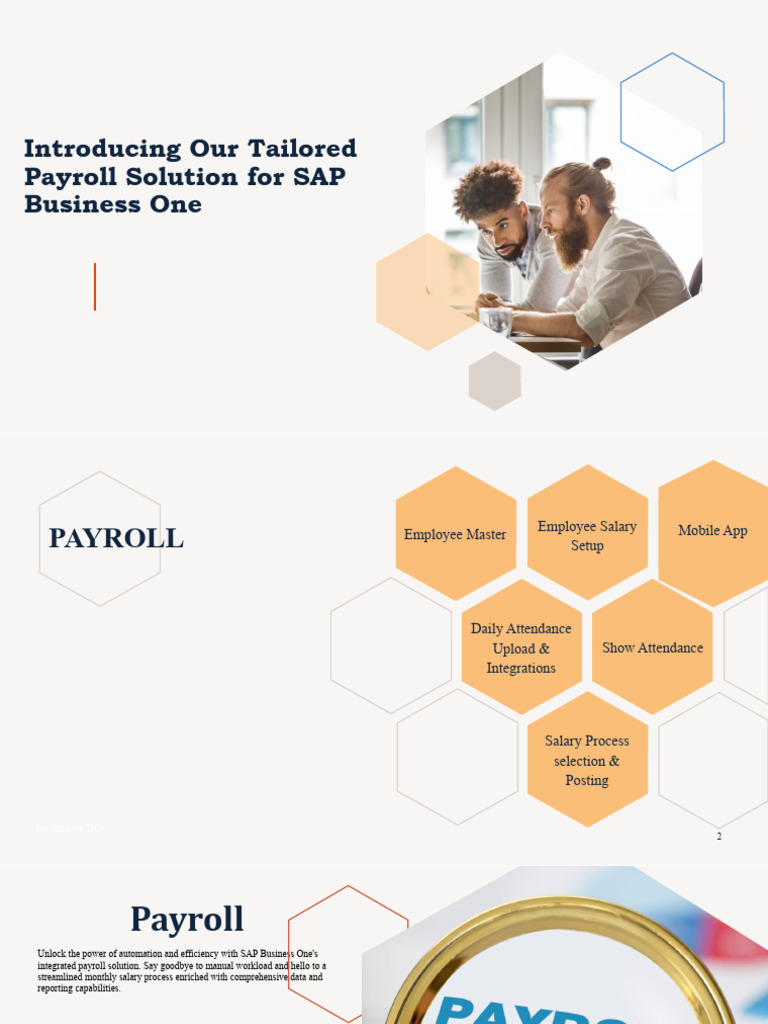 SAP Business One Payroll Solution Guide | PDF | Payroll | Automation