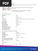 6-Port Multiband Sector Antenna Specs | PDF