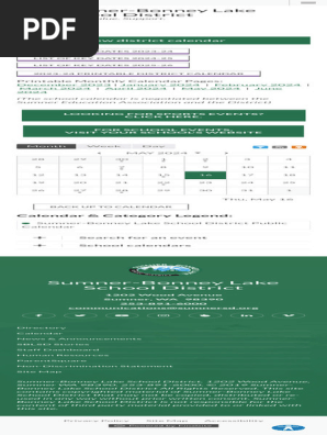 Calendar - Sumner-Bonney Lake School District