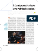 'Moneyball: Can Sports Statistics Save Political Studies?', Political Insight, December 2011