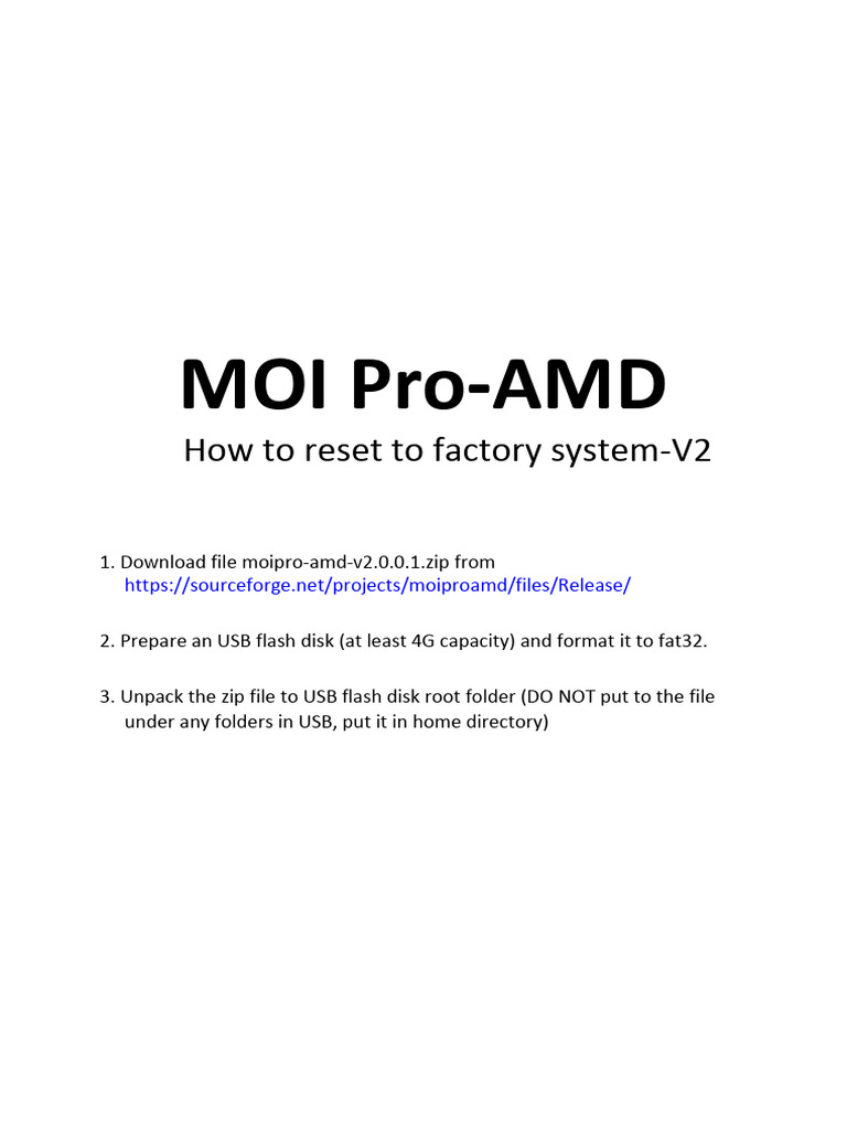 Moi pro amd how to reset to factory system v2 pdf