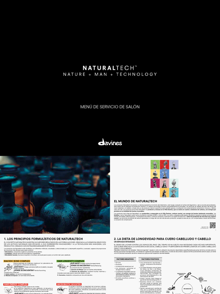 NT Menu de Servicios | PDF | Antioxidante | Masaje