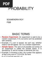 Probability: Soumendra Roy Fisb