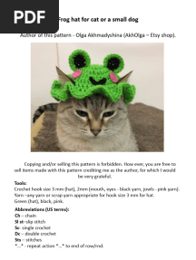 Frog Hat