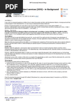 Generic Object Services (GOS) - In Background