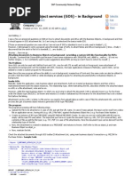 Generic Object Services (GOS) - in Background