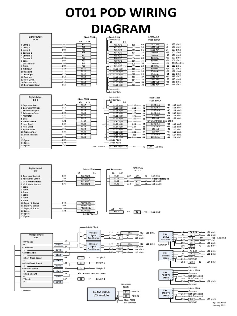 OT01 Pod Wiring 2012 | PDF | Science & Mathematics