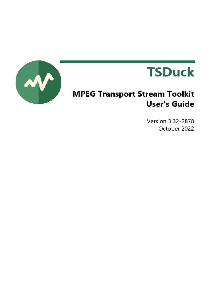 Tsduck | PDF | Computing | Digital Technology