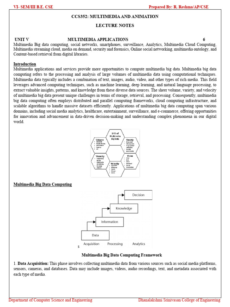 Multimedia Big Data Computing Overview | PDF | Streaming Media | Multimedia