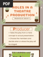 Elements of Dance Production Explained | PDF | Dances | Performing Arts