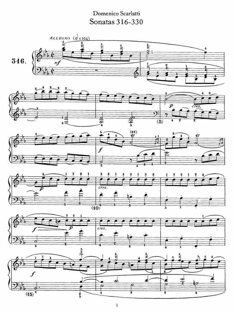 (Free Scores - Com) Scarlatti Domenico Opera Complete Per Clavicembalo ...