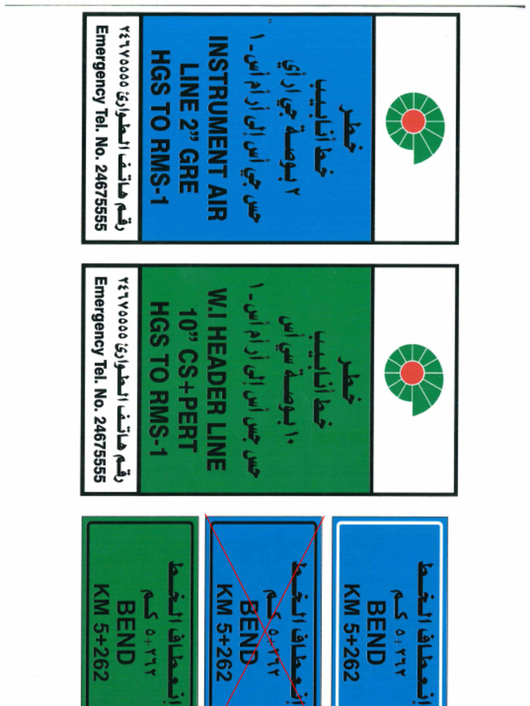 Pipeline Signboards | PDF