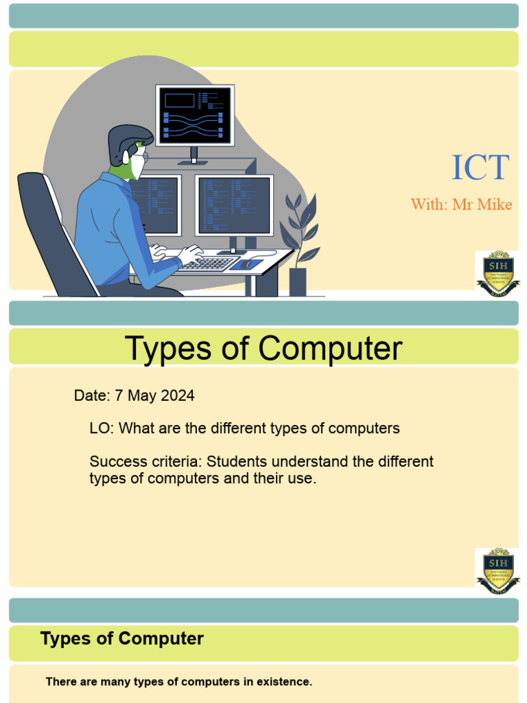 Types of Computers Explained | PDF | Laptop | Desktop Computer
