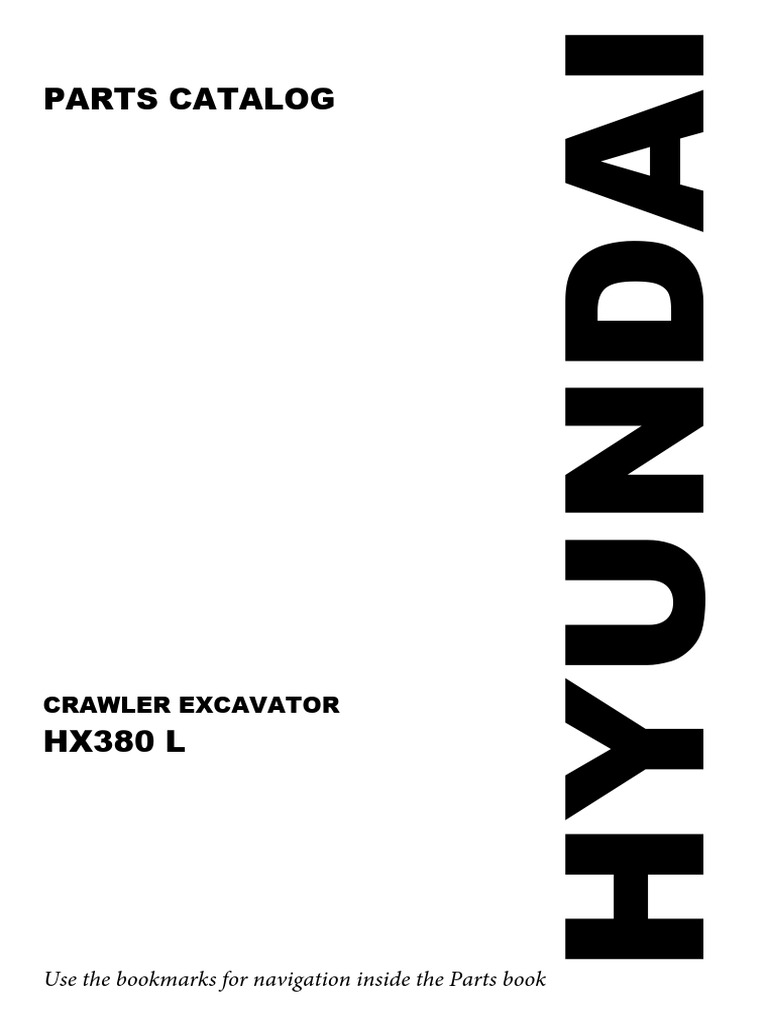 CONTENTS Hyundai Excavator - HX380 L - Parts Catalog 682pages