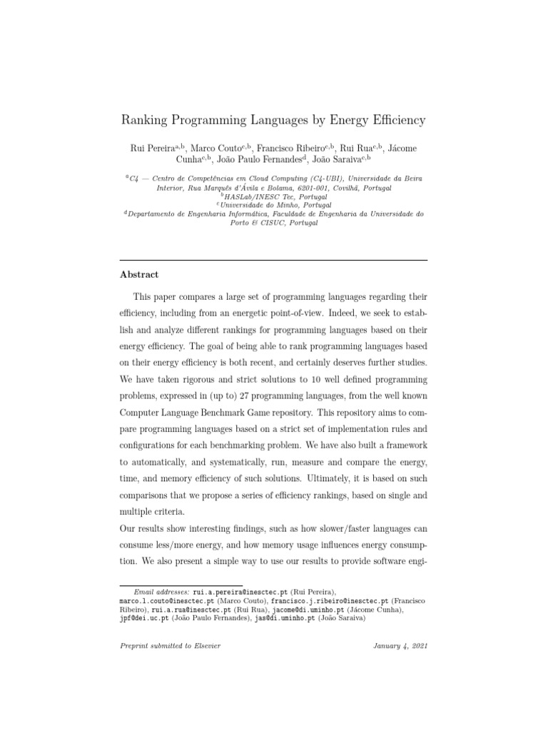 Energy-Efficient Programming Guide | PDF | Computer Programming | Software