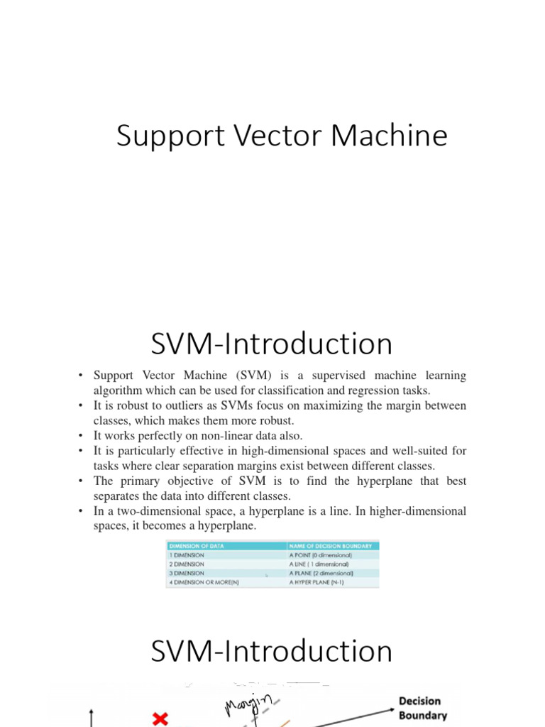 16 SVM | PDF | Support Vector Machine | Machine Learning